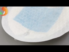 블루 코어 일회용 구형 유방 패드 유기 물질 빠르게 퍼지는 액체