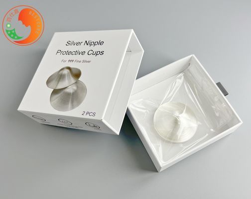 Silver 925 Nursing Cups Newborn Nipple Protector Reusable Breastfeeding Cover Pure